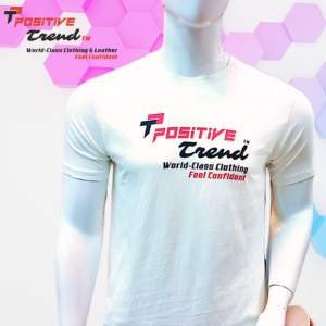 100% cotton export & premium quality fabric white T-shirt