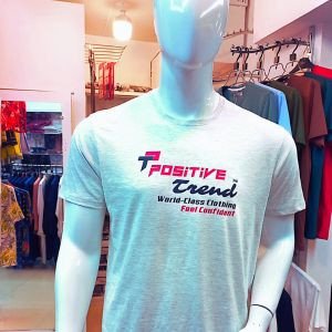 100% cotton Ash Color T-shirt